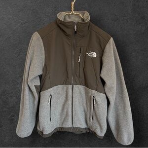 The North Face Gray and Brown Fleece Jacket -Small